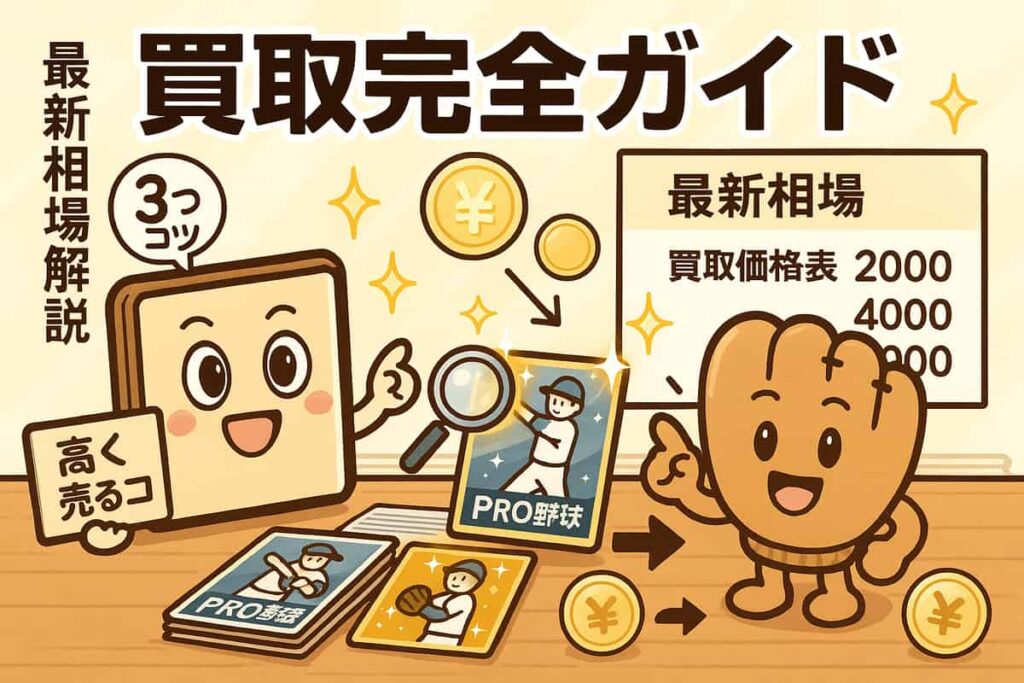 プロ野球チップス買取完全ガイド！買取価格表付きでコツや最新相場を徹底解説