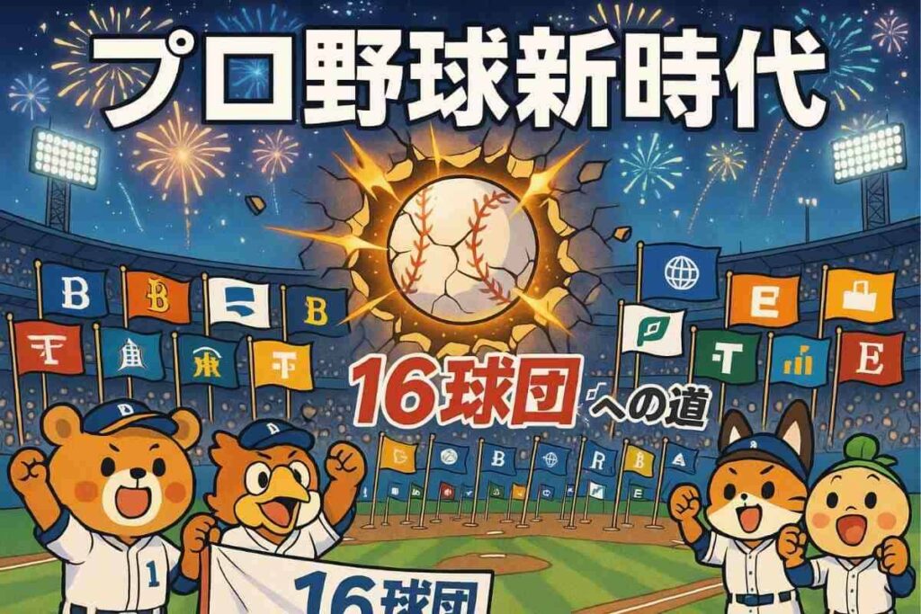 日本プロ野球に参入しそうな企業は？最新動向と16球団構想実現への道筋